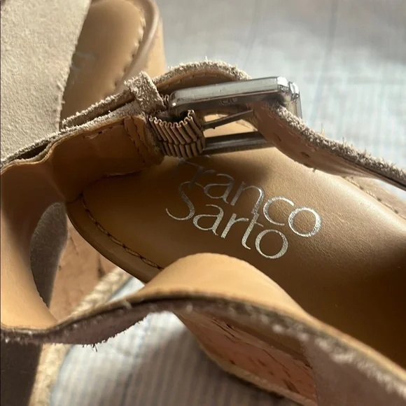 Franco Sarto Julien Suede Open-Toe Sandals - Picture 2 of 4